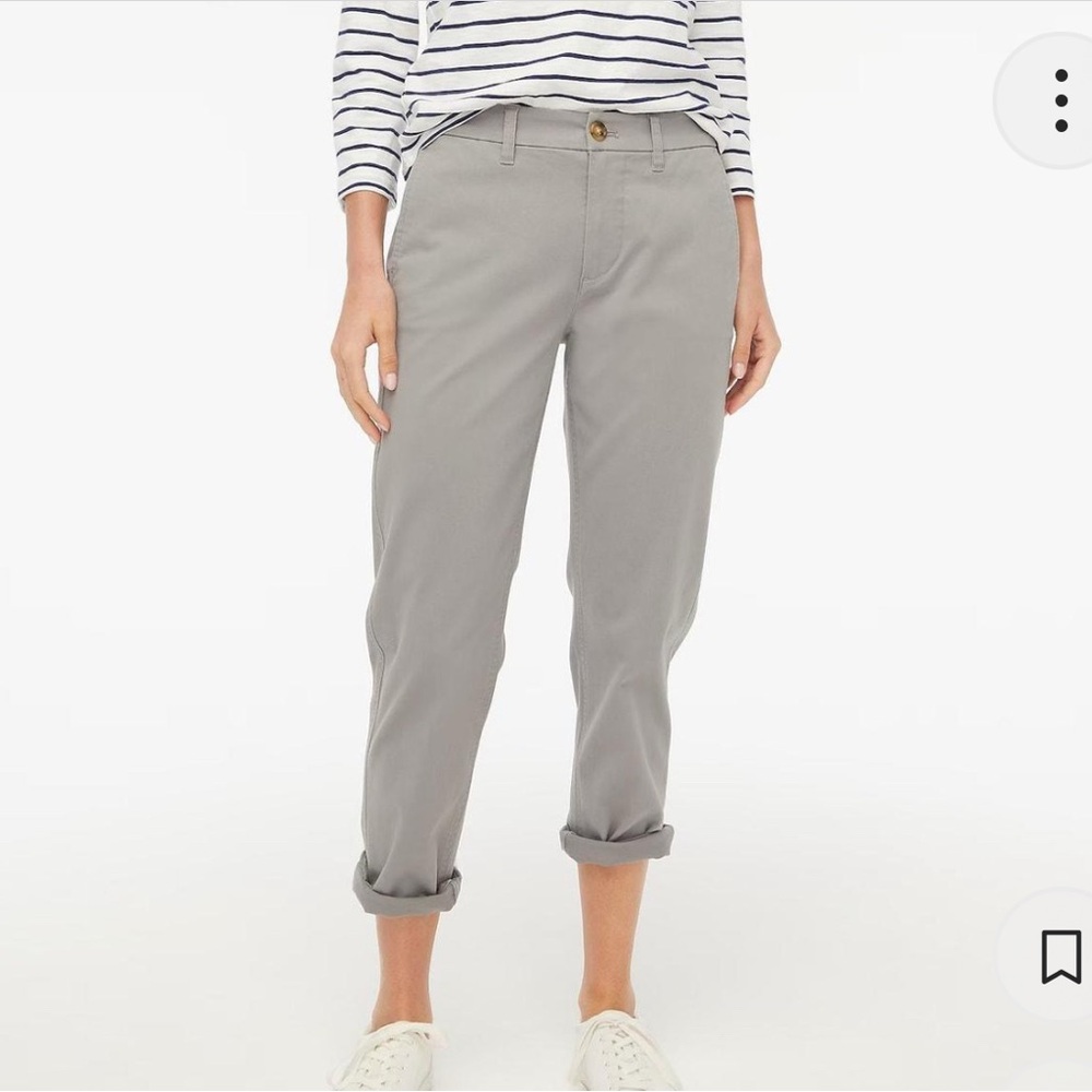 J. Crew Factory Light Gray Chino Pants